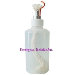 LAMPARA DE ALCOHOL PLASTICO