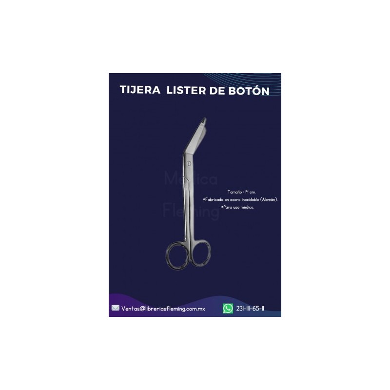 TIJERA DE BOTON 14CM HP