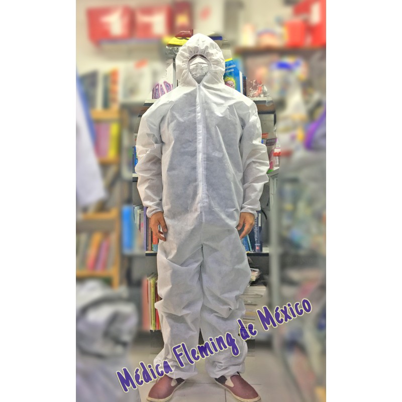 Overoles Medicos Blancos Sanitizables OverolBlanco