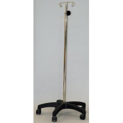TRIPIE PORTA SUEROS BASE C 5 RUEDAS
